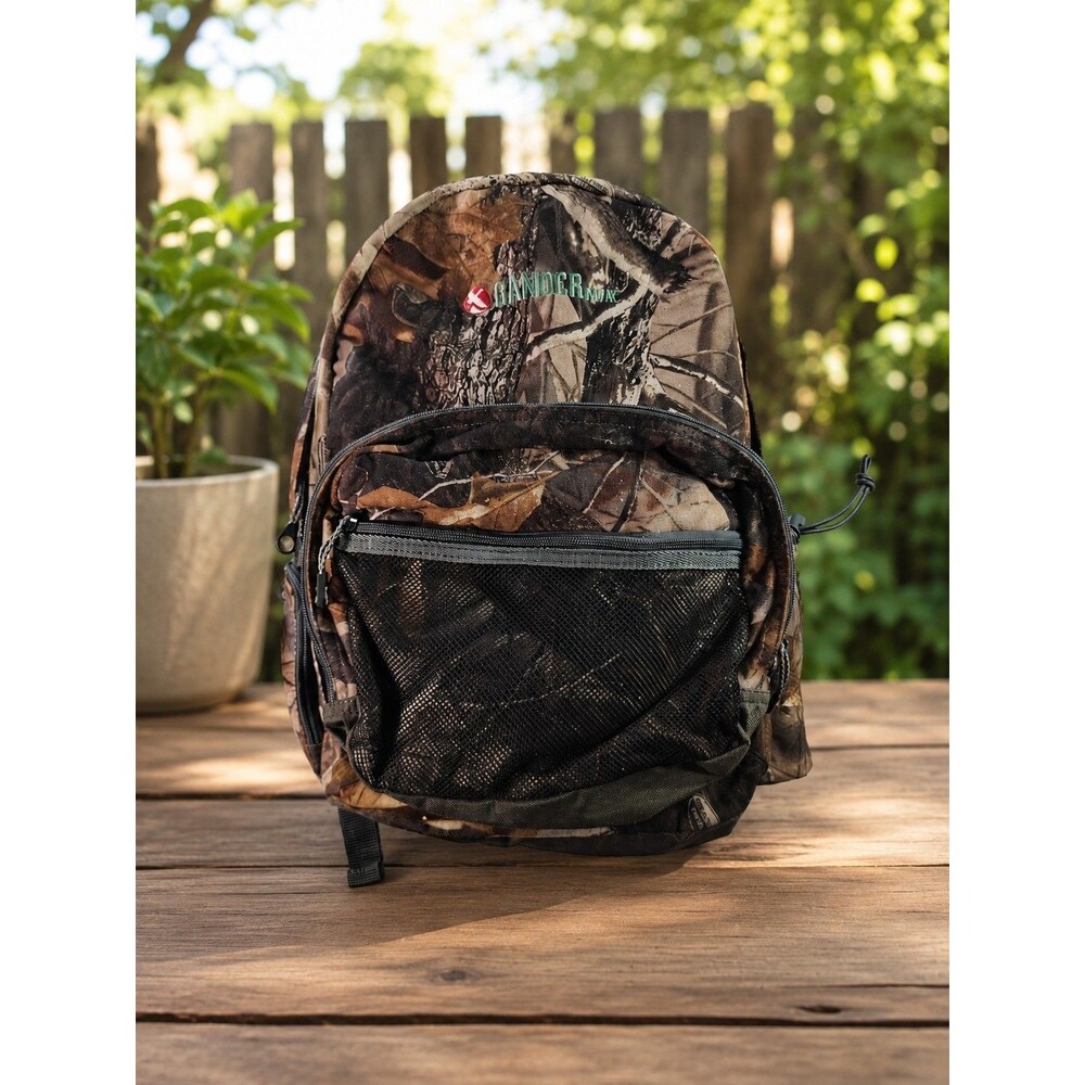 Vintage Gander Mountain Camo Backpack RealTree Hunting Hiking